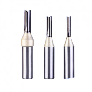 Double Flute TCT Straight Router Bit For CNC Cutting Machine