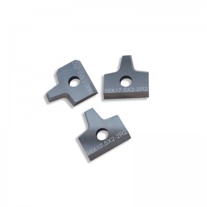 16×17,5×2 Carbide Fijne Trimmen Cutter Messen Geprofileerde Carbide Messen voor Houtbewerking Kantenverlijmer