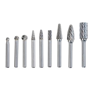 Die Grinder Deburring Tools Best Tungsten Carbide Rotary Burr Double Cut Rotary Cutting Burrs Set