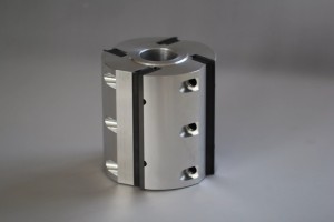 Houten omkeerbare aluminium schaafkop met 8 mm omkeerbare messen