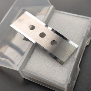 Tungsten Carbide Three Holes Foil Slotted Razor Blades