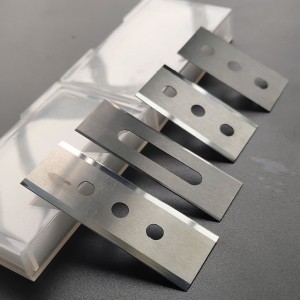 Tungsten Carbide Three Holes Foil Slotted Razor Blades