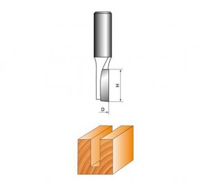 Single Flute Straight Router Bit For CNC Cutting Machine