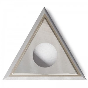 Треугольные реверсивные вставки из карбида Fengke 22x19x2 мм с 3 краями для гладкой резки древесины