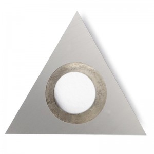 Треугольные реверсивные вставки из карбида Fengke 22x19x2 мм с 3 краями для гладкой резки древесины